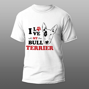 I love my Bull Terrier póló
