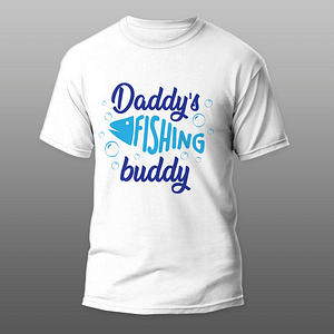 Daddy's fishing buddy - póló