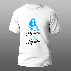 My boat my rules- póló